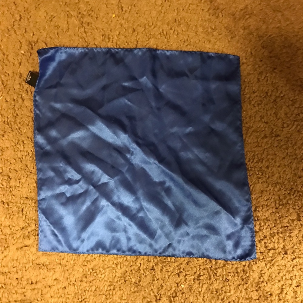 Blue pocket square